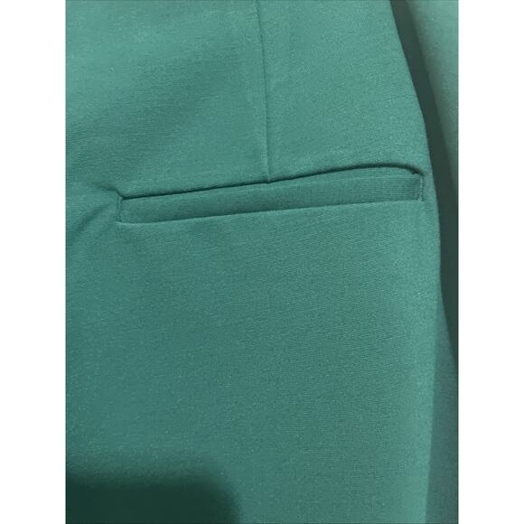 Liz Claiborne Medium Bold Emerald 4‎ Way Stretch Wide Leg Pants Work $54 - Picture 5 of 7